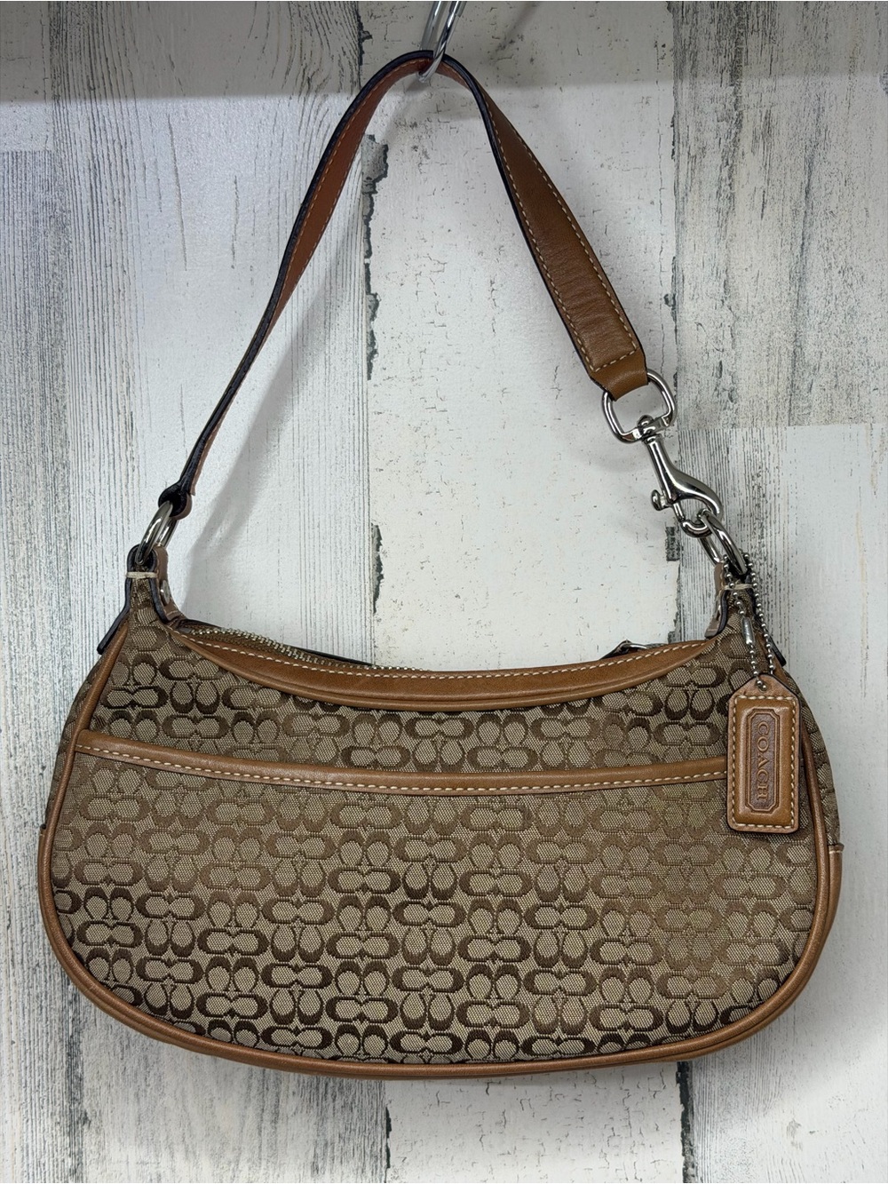 Vintage Coach Signature Hobo Bag